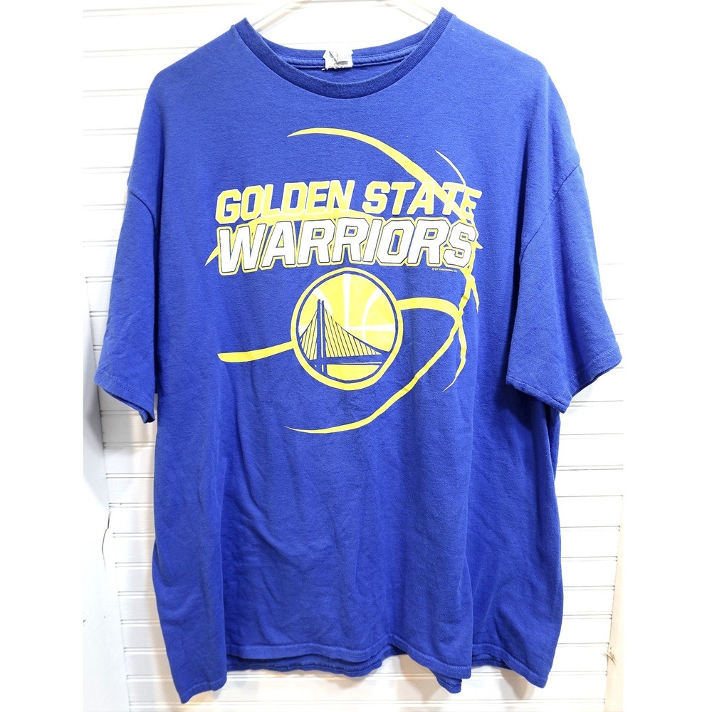 Vintage NBA Golden State Warriors TShirt Size 2XL Rare Y2K Imagewear Cotton Tee